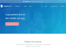 Tablet Screenshot of legalnature.com